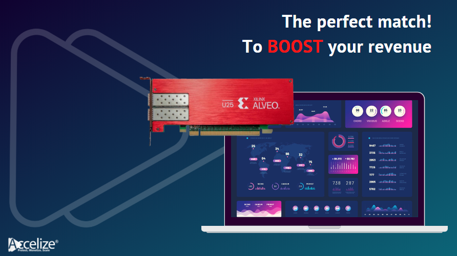 BOOST your revenue with Xilinx Alveo U25 SmartNIC and the Accelize Distribution Platform